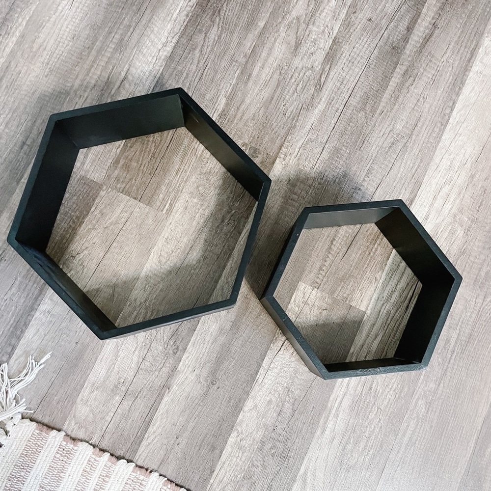 Hexagon Wall Shelves